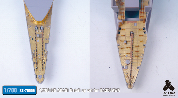 Tetra Model SE70005 1/700 IJN Aircraft Carrier Akagi Detail Up Set for Hasegawa 